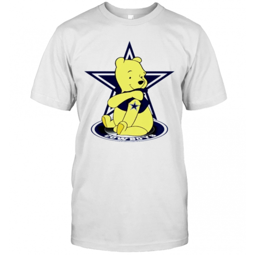Pooh Tattoo Dallas Cowboys T-Shirt
